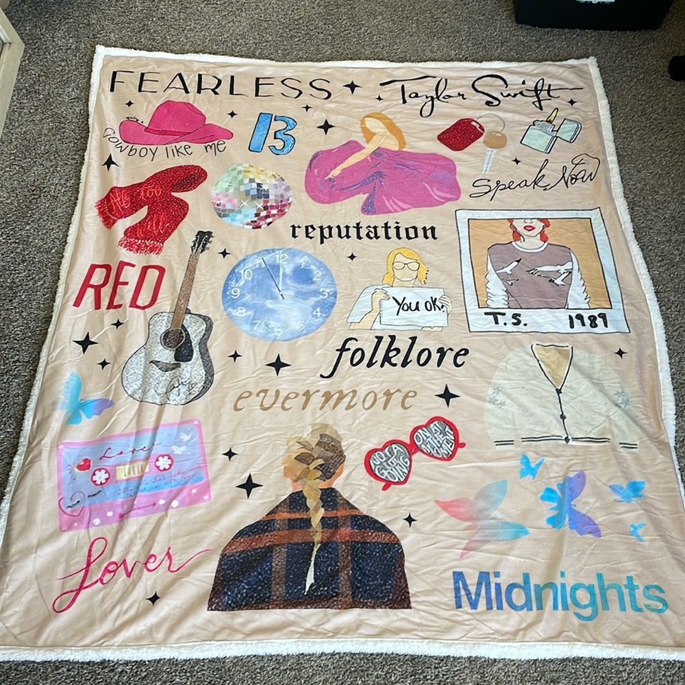 Eras Taylor swift blanket!